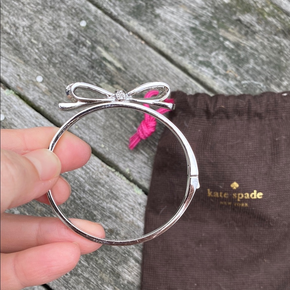 Kate Spade Silver Bow Bracelet